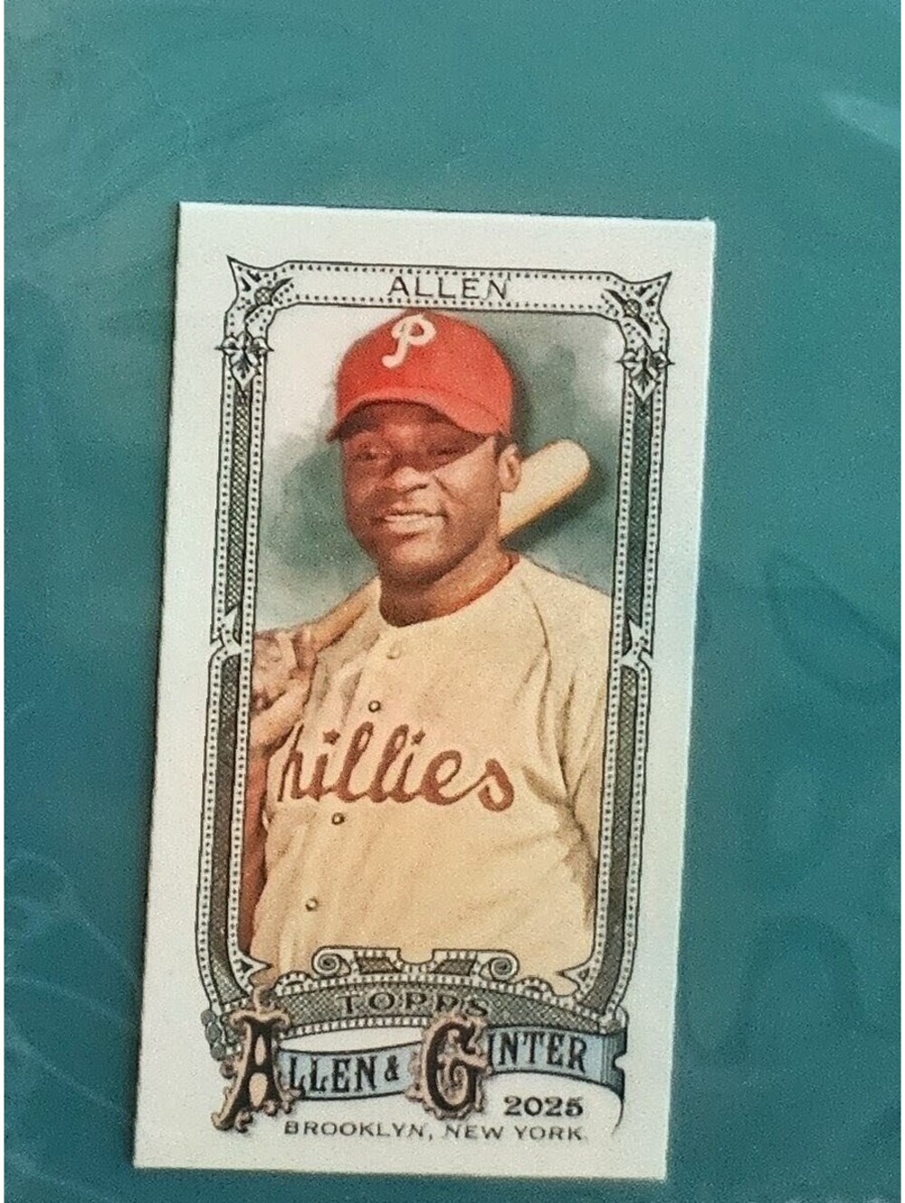 2025 TOPPS ALLEN & GINTER MINI #350 Dick Allen HOF - PHILLIES